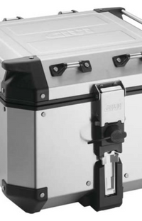 NEW Givi Trekker Outback 42L Aluminum Top Case Silver OBKN42AA
