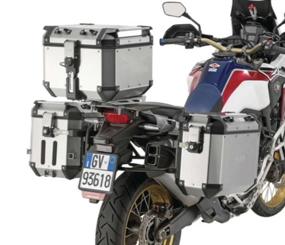 NEW Givi Trekker Outback 42L Aluminum Top Case Silver OBKN42AA