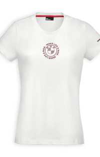 NEW BMW Motorrad Women's Make Life a Ride T-Shirt White XL 76615A81288
