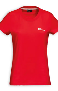 NEW BMW Motorrad Women's Make Life a Ride T-Shirt Red XS 76615A81290
