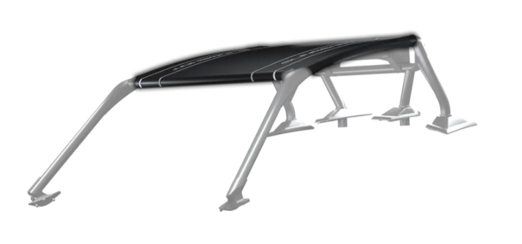 NEW Polaris Slingshot Excursion Top Canvas Gray Soft Top Roof 2890565