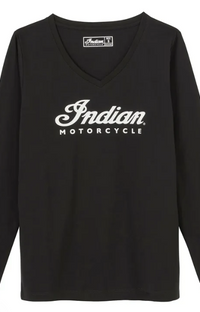 NEW Indian Motorcycle Women's Essential Script Logo Long Sleeve XXL 286574812
