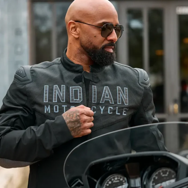 NEW Indian Motorcycle Men's Rainier Riding Jacket Black XXL 286485112