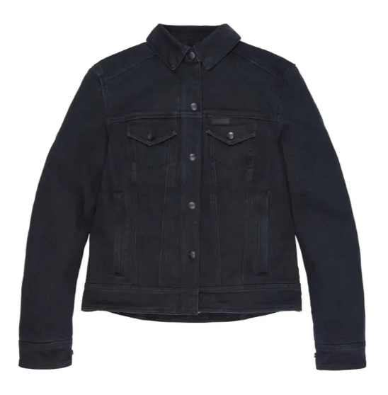 NEW Indian Motorcycle Women's Alex Denim Riding Jacket Black XXL 283336412