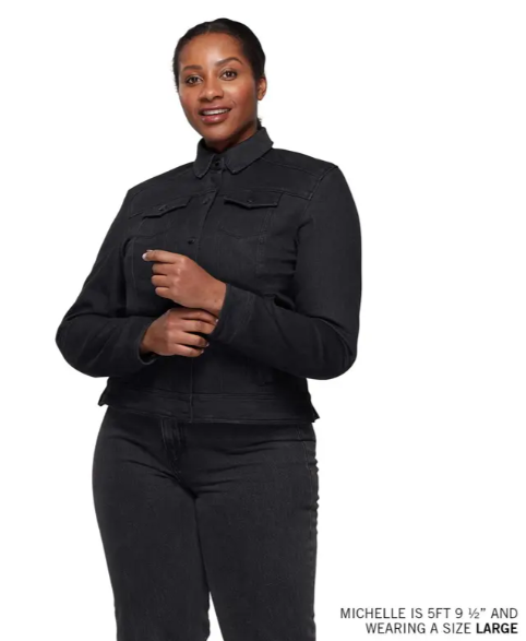 NEW Indian Motorcycle Women's Alex Denim Riding Jacket Black XXL 283336412
