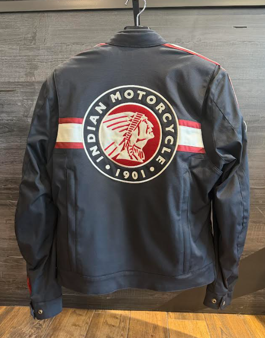NEW Indian Motorcycle Men's Niagara Riding Jacket Black Red White Medium 286484803