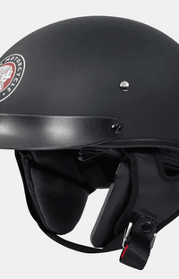 NEW Indian Motorcycle Classic Half Helmet Matte Black Small 286482902
