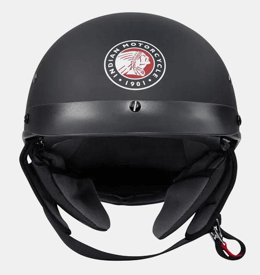 NEW Indian Motorcycle Classic Half Helmet Matte Black Small 286482902