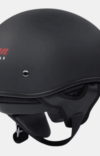 NEW Indian Motorcycle Classic Half Helmet Matte Black Small 286482902
