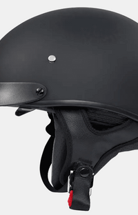 NEW Indian Motorcycle Classic Half Helmet Matte Black Small 286482902
