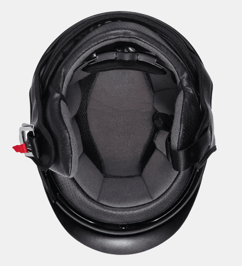 NEW Indian Motorcycle Classic Half Helmet Matte Black Small 286482902