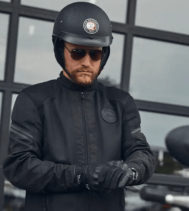 NEW Indian Motorcycle Classic Half Helmet Matte Black Small 286482902