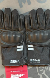 NEW Indian Motorcycle Men's San Pedro Mesh Gloves Black XXL 286465312

