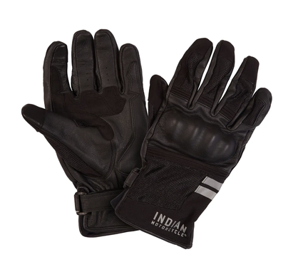 NEW Indian Motorcycle Men's San Pedro Mesh Gloves Black XXL 286465312