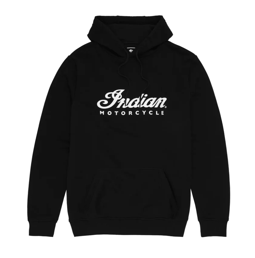 NEW Indian Motorcycle Men's Essential Script Logo Hoodie Black XXL 286572912