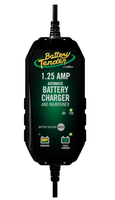 Battery Tender Selectable 1.25 AMP 6/12 Volt Battery Charger Maintainer 56-1115