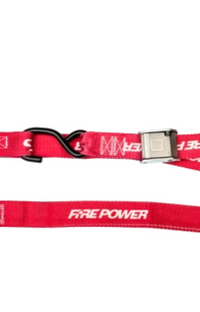 FIRE POWER 1.5 in. Soft-Tye Tie Downs Red 2-Pack 29-13072
