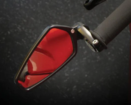 CRG Arrow Bar End Mirror Black Billet Aluminum AO-100