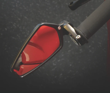 CRG Arrow Bar End Mirror Black Billet Aluminum AO-100