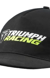 NEW Triumph Racing Logo Flat Peak Cap One Size Cotton MCAS25203
