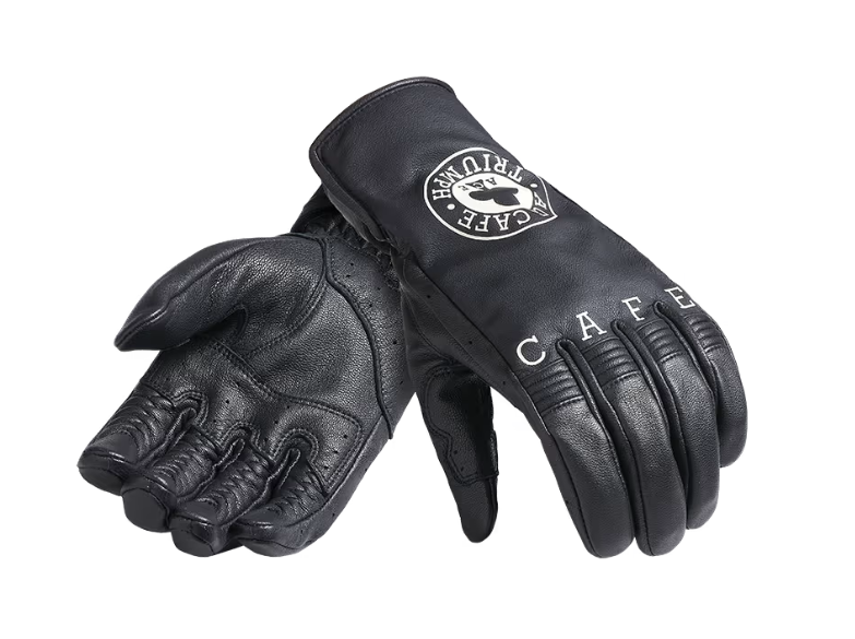 Triumph Ace Cafe Motorcycle Leather Gloves XXXL MGVS23808-XXXL