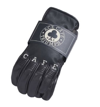 Triumph Ace Cafe Motorcycle Leather Gloves XXXL MGVS23808-XXXL
