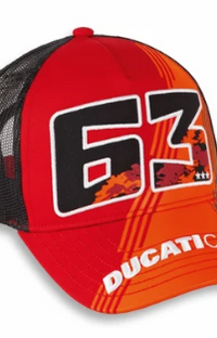 Ducati Dual Pecco Cap Corse 3D Embroidered MotoGP Racing Hat 987804830
