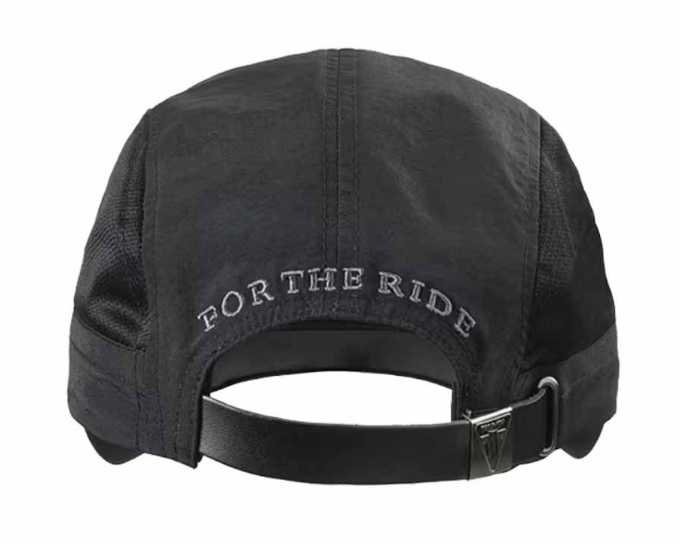 Triumph Black Foldable Packable Hat Adjustable Mesh Cap MCAS24307