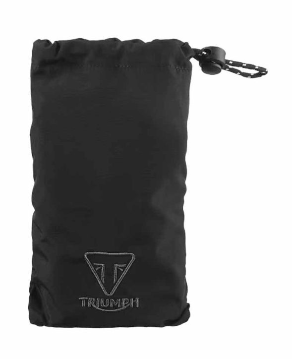 Triumph Black Foldable Packable Hat Adjustable Mesh Cap MCAS24307