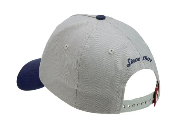 Indian Motorcycle Tri Color Logo Trucker Cap Gray Snapback 2865760