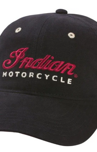 Indian Motorcycle Embroidered Hat Black Adjustable Logo Cap 2863727
