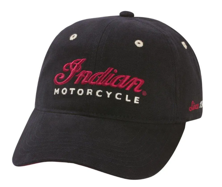 Indian Motorcycle Embroidered Hat Black Adjustable Logo Cap 2863727