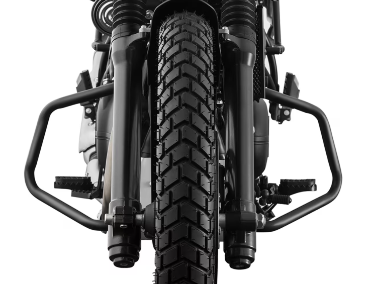 Royal Enfield Black Large Engine Guards Scram 411 Himalayan 411 Mild Steel 1990205