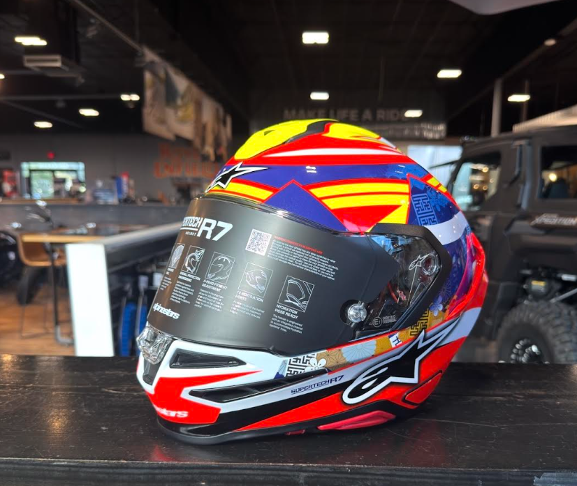 NEW Alpinestars S-R7 LE Taiyo Furusato Helmet Large DOT ECE 22.06
