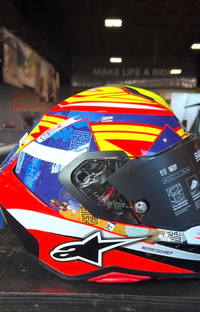 NEW Alpinestars S-R7 LE Taiyo Furusato Helmet Large DOT ECE 22.06
