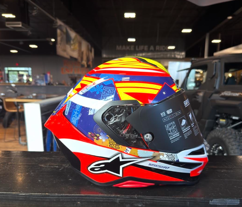 NEW Alpinestars S-R7 LE Taiyo Furusato Helmet Large DOT ECE 22.06
