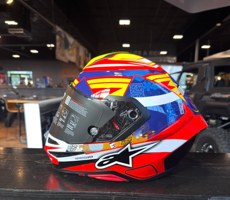NEW Alpinestars S-R7 LE Taiyo Furusato Helmet Large DOT ECE 22.06
