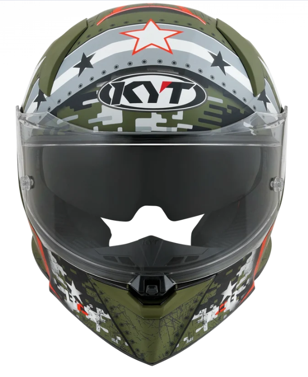 KYT R2R Assault Matte Army Green Full Face Helmet Large Y6R20005.5