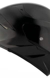 KYT TT-REVO Plain Black Glossy Full Face Helmet Medium YTTR00W6.4
