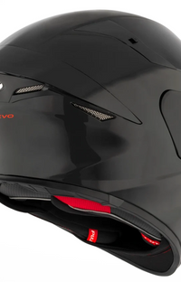 KYT TT-REVO Plain Black Glossy Full Face Helmet Medium YTTR00W6.4
