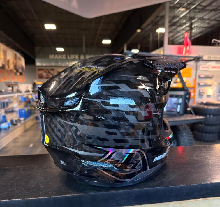 NEW Troy Lee Designs Ducati SE5 Carbon Limited Edition Motocross Helmet Size XL