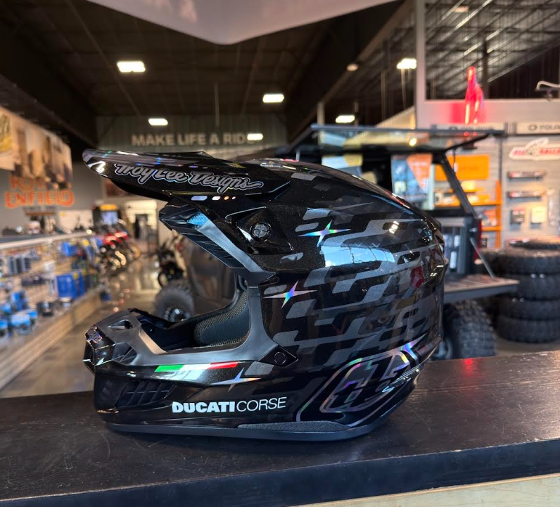 NEW Troy Lee Designs Ducati SE5 Carbon Limited Edition Motocross Helmet Size XL