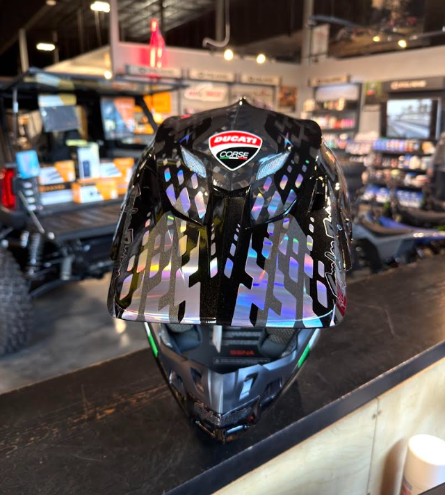 NEW Troy Lee Designs Ducati SE5 Carbon Limited Edition Motocross Helmet Size XL