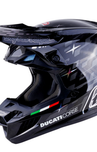 NEW Troy Lee Designs Ducati SE5 Carbon Limited Edition Motocross Helmet Size XL
