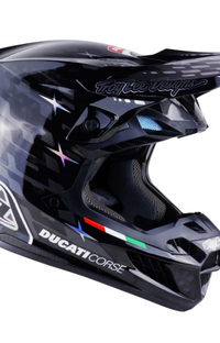 NEW Troy Lee Designs Ducati SE5 Carbon Limited Edition Motocross Helmet Size XL
