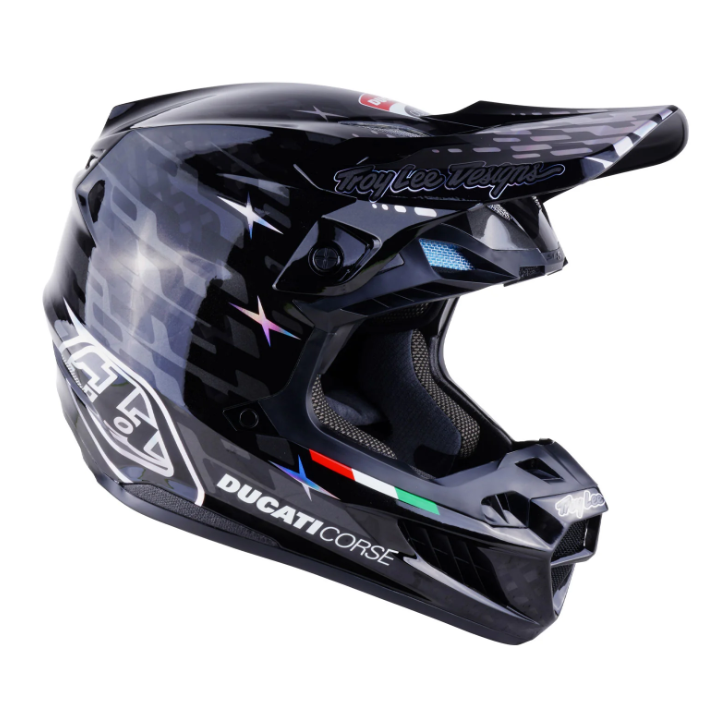 NEW Troy Lee Designs Ducati SE5 Carbon Limited Edition Motocross Helmet Size XL