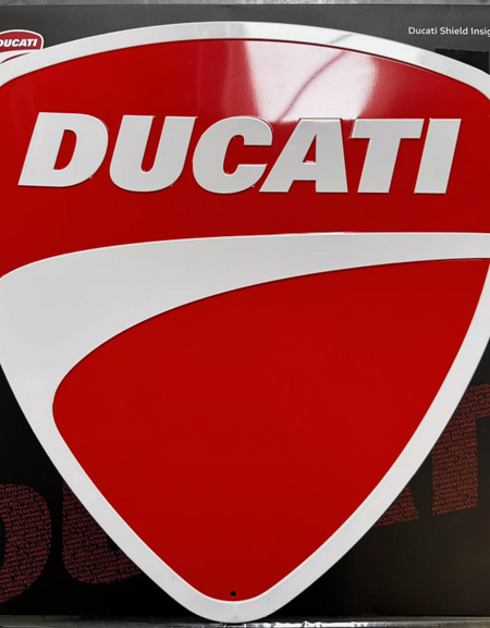 NEW OEM Ducati Shield Metal insignia 987709331