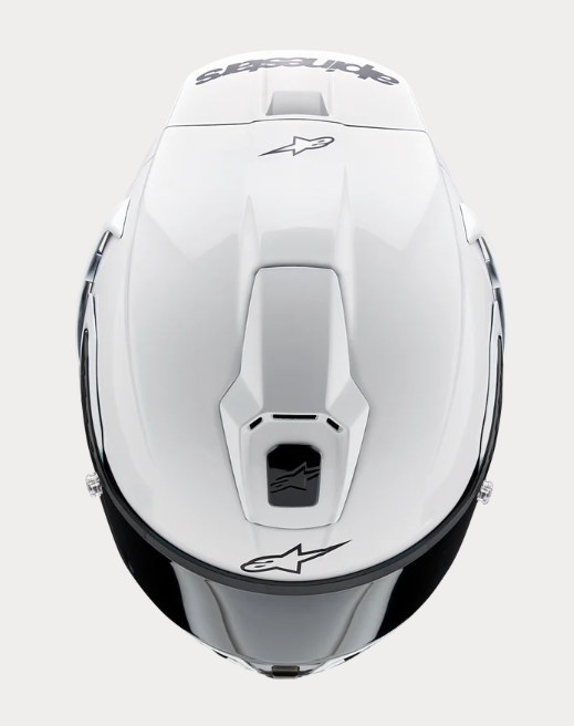 NEW Alpinestars Supertech R10 Gloss White Large Helmet