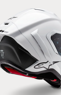 NEW Alpinestars Supertech R10 Gloss White Large Helmet
