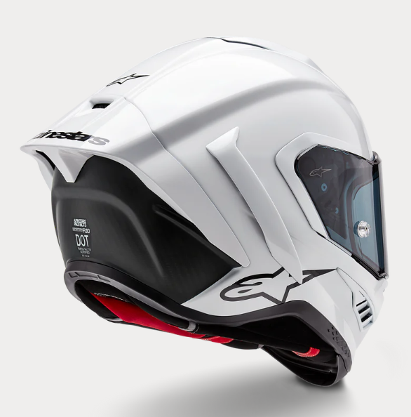 NEW Alpinestars Supertech R10 Gloss White Large Helmet